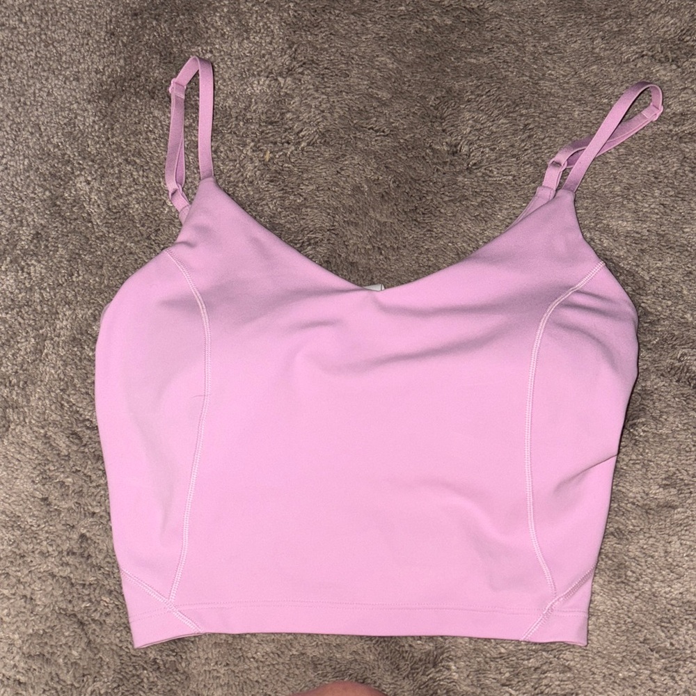Lulu align tank, sweetheart neckline